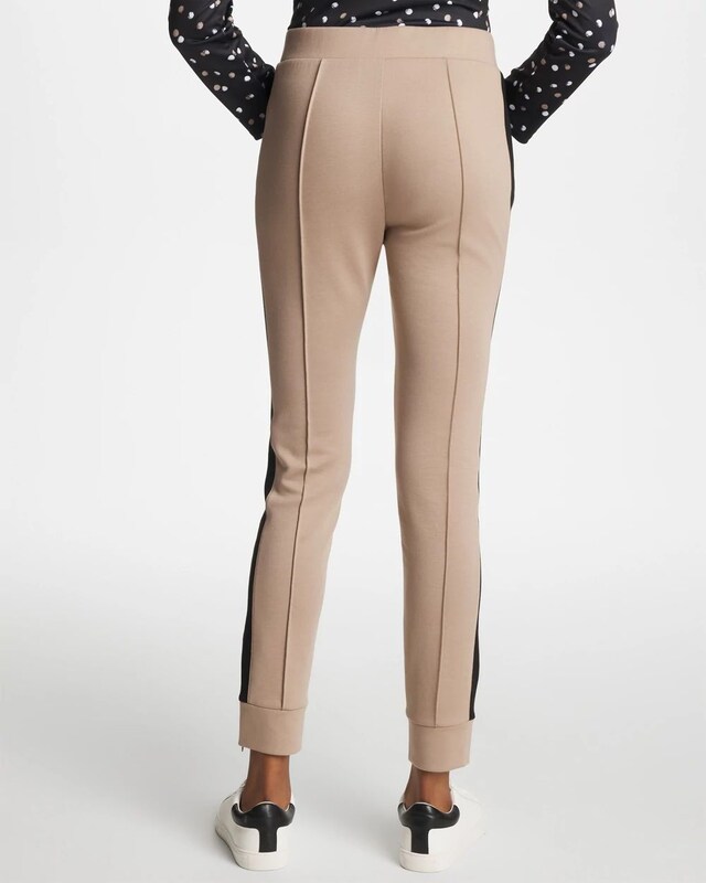 Zenergy Double-Knit Contrast Ankle Pants - image 3
